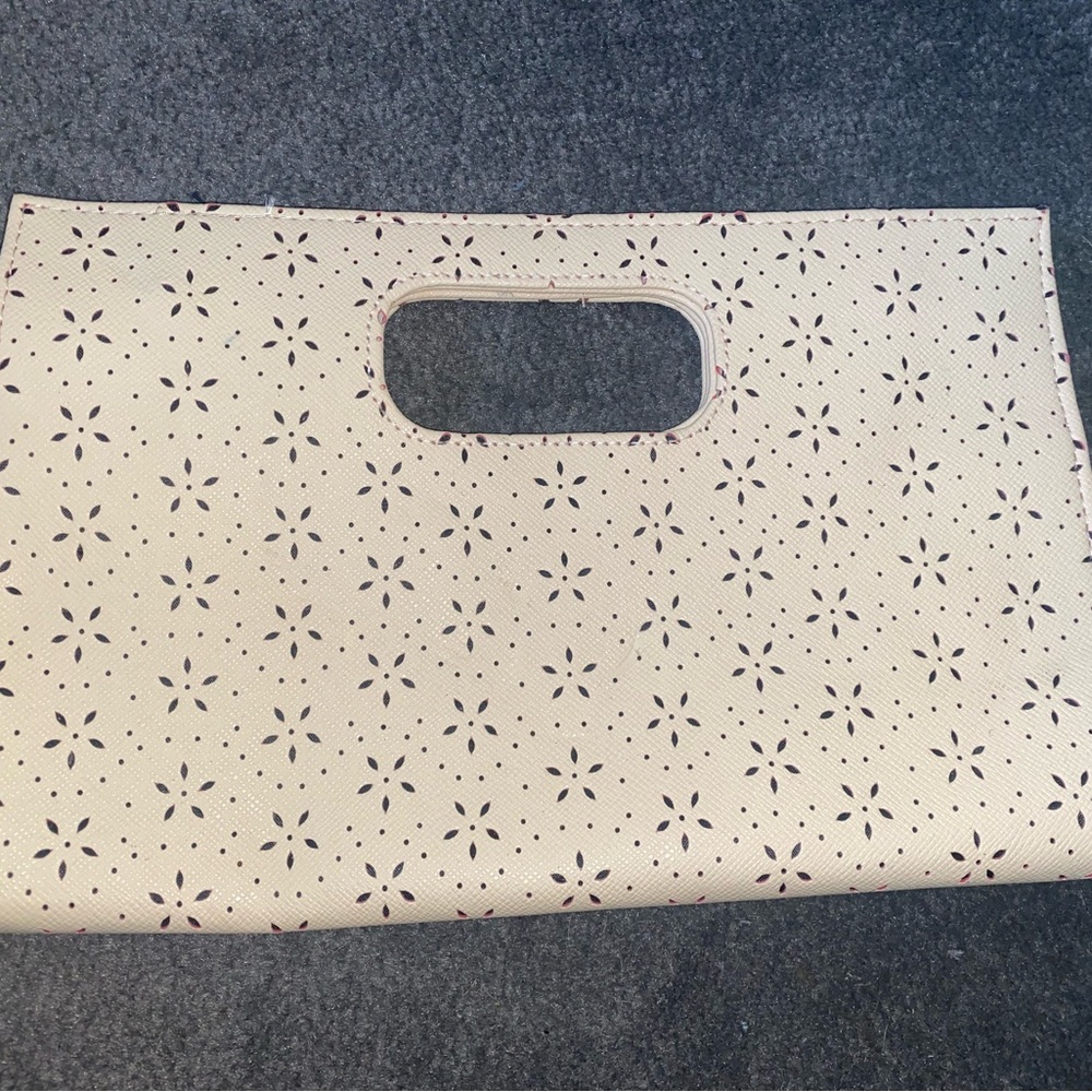 Cream colored Clutch